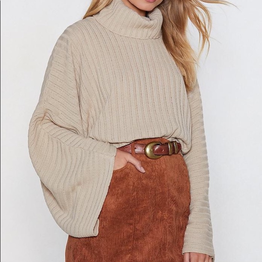 Nasty Gal Call Knit a Day Oversized Sweater